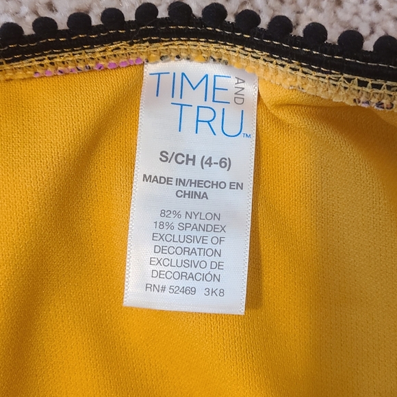 Time & Tru High Waist Bikini Bottoms - Picture 3 of 5